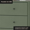 Ver mais imagens de Cômoda 4 Gavetas com Pintura UV e Pés em Metal 95x89x45cm Jade