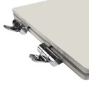 Ver imagem 4 de Assento Sanitário Poliéster para Louça Angra (logasa) Slow Close Cromado (reb. Oculto) Bege Areia