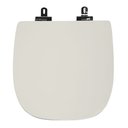 Ver imagem 1 de Assento Sanitário Poliéster para Louça Angra (logasa) Slow Close Cromado (reb. Oculto) Bege Areia
