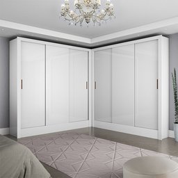 Closet Casal Duplo Dubai 6 Portas 6 Gavetas - 1
