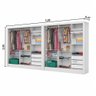 Closet Casal Duplo Dubai 6 Portas 6 Gavetas - 5