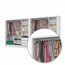 Closet Casal Duplo Dubai 6 Portas 6 Gavetas - 6
