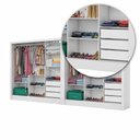 Ver imagem 7 de Closet Casal Duplo Dubai 6 Portas 6 Gavetas