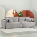 Ver imagem 1 de Sofá 2 Lugares 260cm Comfy CabeCasa MadeiraOriginals Cinza Mescla