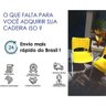 Kit 11 Cadeiras Iso Escritório Comércio Amarela Base Preta - 5