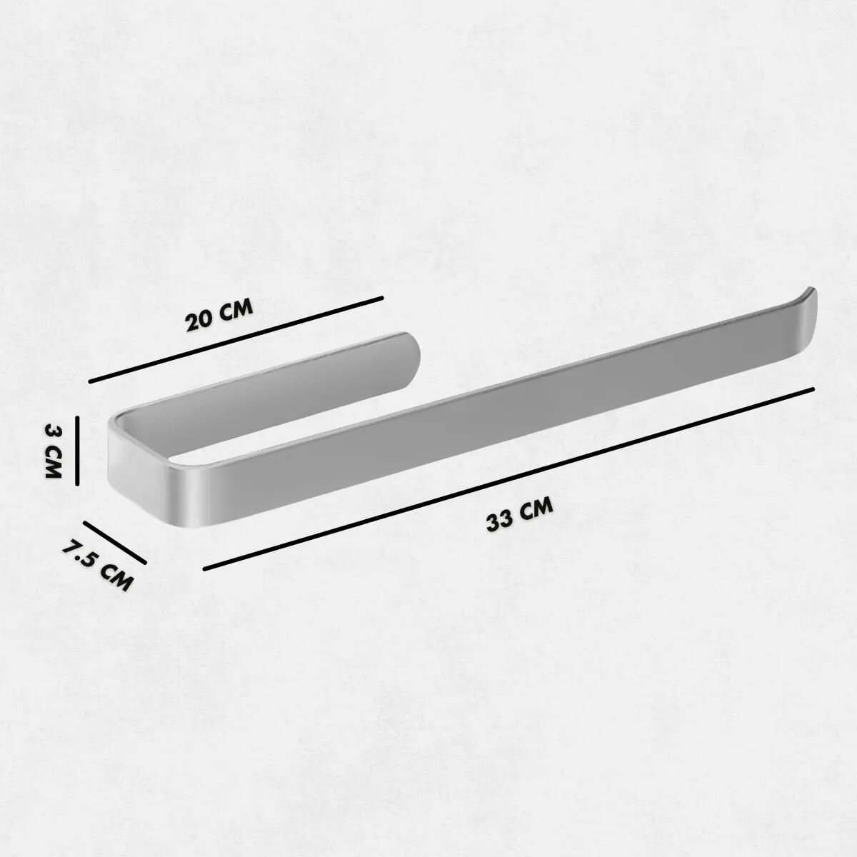 Suporte Multiuso Papel Toalha com Adesivo para Parede - 2