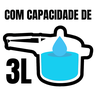 Panela de Pressão 3l Pequena Antiaderente Fechamento Normal - Marcolar - 5