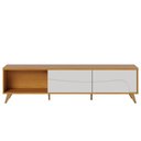 Ver mais imagens de Rack para TV Dante Naturale-Off C05 75 pol 217cm MDF-MDP com Pé Madeira Marrom Mpozenato