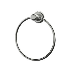 Kit 3 Porta Toalhas Banheiro Argola Inox Turim Civitt