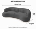 Ver imagem 3 de Sofá Luxuoso Modular 180cm Holp