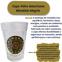 Ver imagem 2 de Copo Vidro Americano Mandala Alegria Presente Decoração