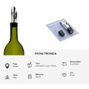 Ver imagem 7 de Kit Acessórios para Vinho 5 Peças com Caixa de Madeira Gift