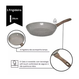 Conjunto Panelas Grafito 5 Pçs Indução Cerâmica Mimo Style Ps5jt - 5