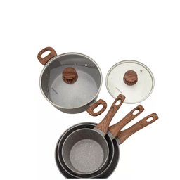 Conjunto Panelas Grafito 5 Pçs Indução Cerâmica Mimo Style Ps5jt - 2