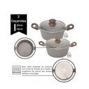 Ver imagem 4 de Conjunto Panelas Grafito 5 Pçs Indução Cerâmica Mimo Style Ps5jt