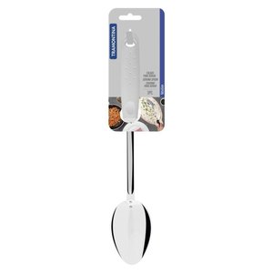Colher para Servir Tramontina Utilita em Aço Inox com Cabo de Polipropileno Branco