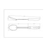Colher para Servir Tramontina Utilita em Aço Inox com Cabo de Polipropileno Branco - 4