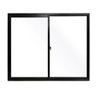 Janela de alumínio 02 folhas fit preto - 100x100 - 3
