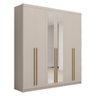Roupeiro com 6 Portas com Espelhos Finlandia Fendi - 1