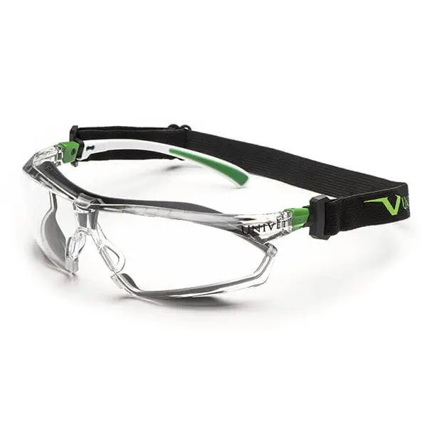 Oculos de Segurança 506 UP Hibrido com Elastico Univet Incolor