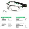 Oculos de Segurança 506 UP Hibrido com Elastico Univet Incolor - 3