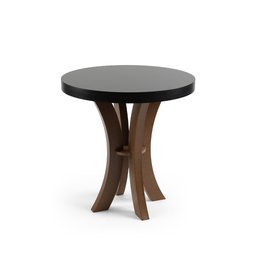 Mesa de Canto Santorini 40cmø X 40cm de Altura - Preto - 2