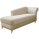 Ver imagem 1 de Diva Recamier Vanessa 160cm Lado Esquerdo Linho Bege - Amarena Móveis