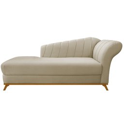 Diva Recamier Vanessa 160cm Lado Esquerdo Linho Bege - Amarena Móveis - 2