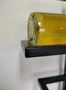 Ver imagem 2 de Adega Decorativa Suspensa de Parede Suporte Vinho Moderno 5 Garrafas Barzinho Alto Padrão Acabamento