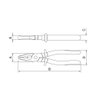Alicate Universal Isolado 1.000 V 8" Tramontina Pro - 4