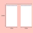 Ver imagem 5 de Cortina Rustica 3,00m X 2,60m para Janela Sala Quarto Marfim