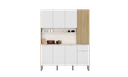 Ver imagem 1 de Armário para Cozinha 8 Portas Riscatto Aroa Freijó Ártico
