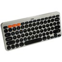 Ver imagem 2 de Teclado sem Fio Retro Plus Cinza Oex Tc510