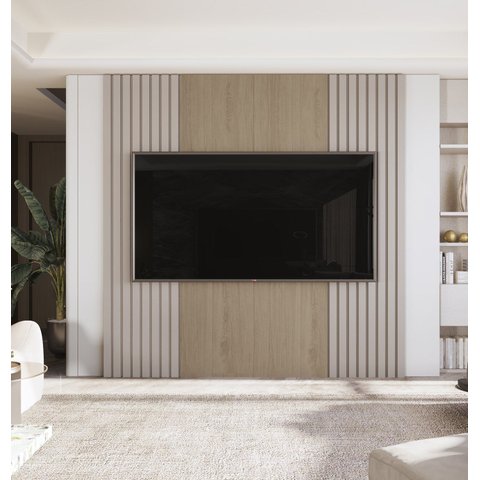 Painel Sierra 1.8 para TV até 75 Polegadas com Ripado Real