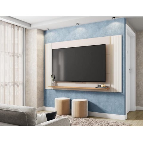 Painel para Tv até 65 Polegadas 4 em 1 Jace Bege