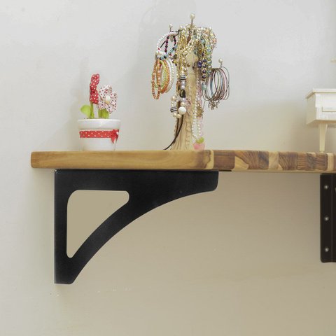 Par de Mão Francesa Suporte Bancada ou Mesa - Aço - Classic