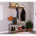 Ver imagem 1 de Conjunto Hall De Entrada Banco E Prateleira 27896 Linha Tube