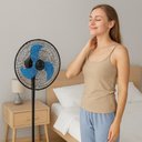 Ver imagem 2 de Ventilador de Coluna Chao Forte Silencioso Turbo Pedestal 3 Voltagem 220v