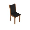 Ver imagem 3 de Kit 4 Cadeiras de Jantar 4291 Rustic/preto Madesa