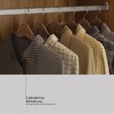 Ver imagem 7 de Guarda Roupa Capelinha Lord 4 Portas com Espelho Amendola/off White Demóbile