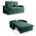Ver imagem 6 de Sofá Cama 2 Lugares Compacto com Baú 140 Larg Lady Day Matrix