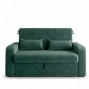 Ver imagem 2 de Sofá Cama 2 Lugares Compacto com Baú 140 Larg Lady Day Matrix