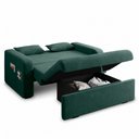 Ver imagem 5 de Sofá Cama 2 Lugares Compacto com Baú 140 Larg Lady Day Matrix
