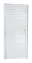 Ver imagem 1 de Porta Veneziana Alumínio 86 Esq Branco Brimak