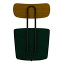 Ver imagem 5 de Poltrona Decorativa para Sala de Estar Redonda 53cm Le Moon M22 Veludo Verde - Mpozenato