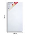 Ver imagem 7 de Kit 3 Telas de Pintura Fina 20x40 100% Algodão Pronta