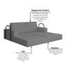 Sofá Cama à Vácuo 2 Lugares Linha Modular Flip Magic - 10