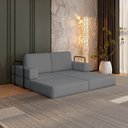 Ver imagem 3 de Sofá Cama À Vácuo 2 Lugares Linha Modular Flip Magic Yescasa