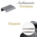 Ver imagem 2 de Kit 10 Puxador Porta Gavet Móveis Cozinha Drop Alumínio 50mm - Prata