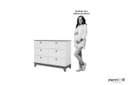 Ver imagem 7 de Quarto de Bebê 100¨% MDF Biscoito 4 Portas Branco Nature Permobili Baby